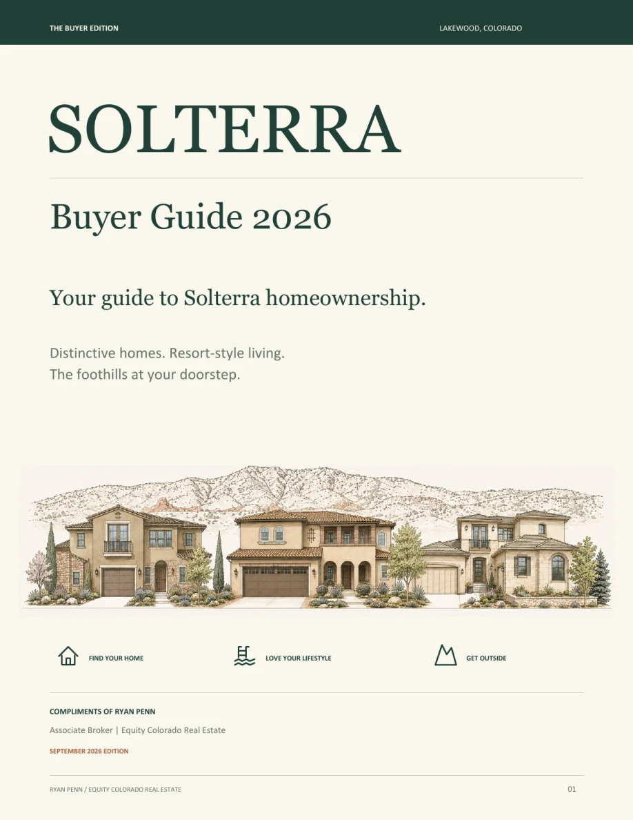 Cover of the Solterra Buyer Guide 2026: Your guide to Solterra homeownership
