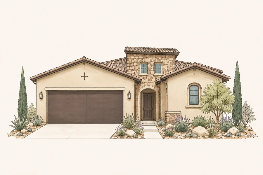 Tower Ranch Solterra home illustration